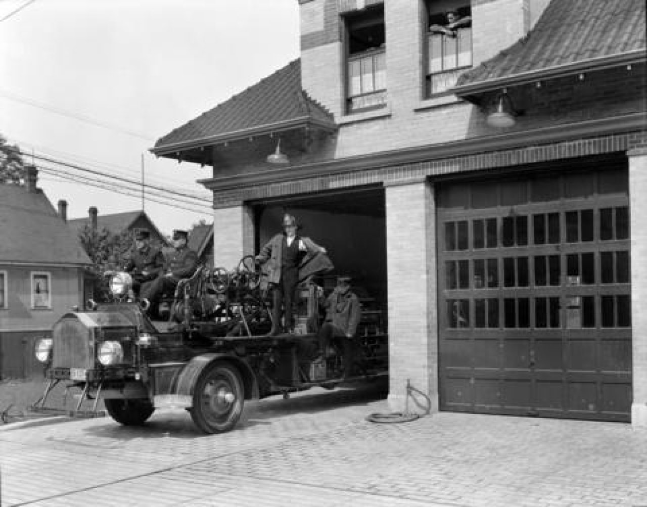 No. 6 Fire Hall at 1500 Nelson Street in 1929 Source: City of Vancouver Archives 99-3730