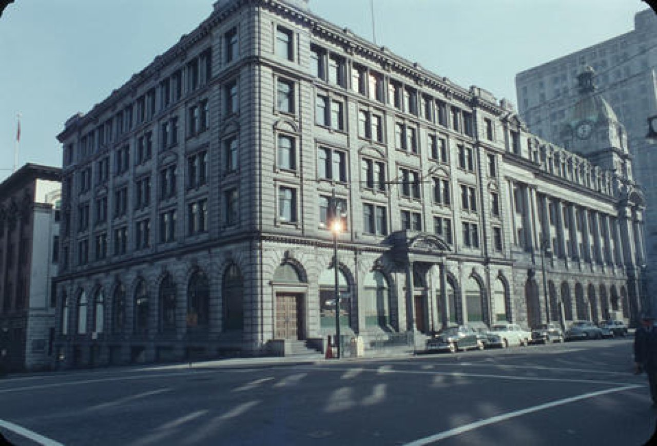 Customs Building Pre-Restoration c. 1957

Source: City of Vancouver Archives Item : CVA 1415-066 - Old Customs buildings