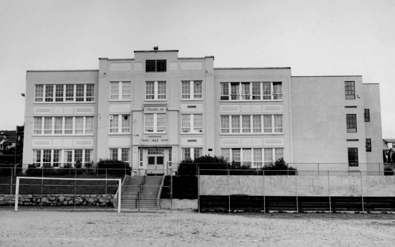 Sir John Franklin Entrance, Vancouver School Board Archives