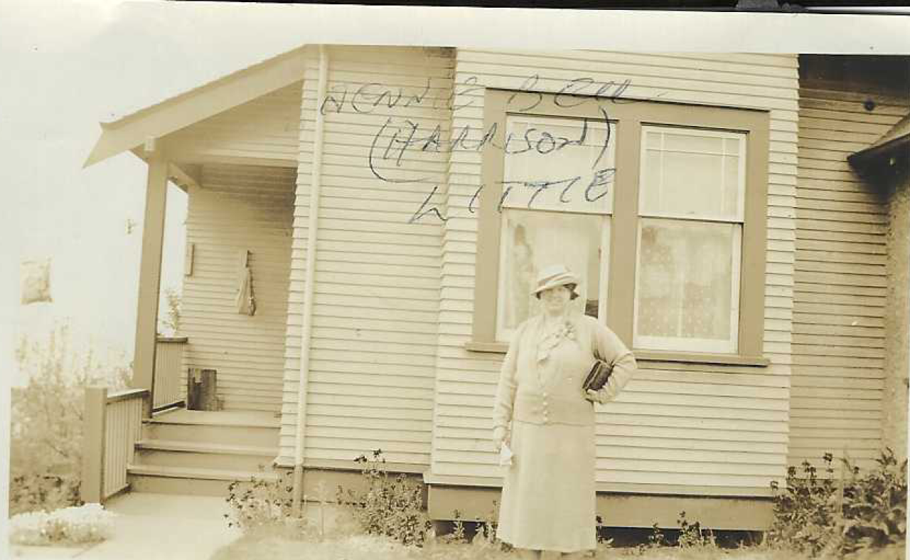 Jennie Harrison 1937. Personal collection of John Little.