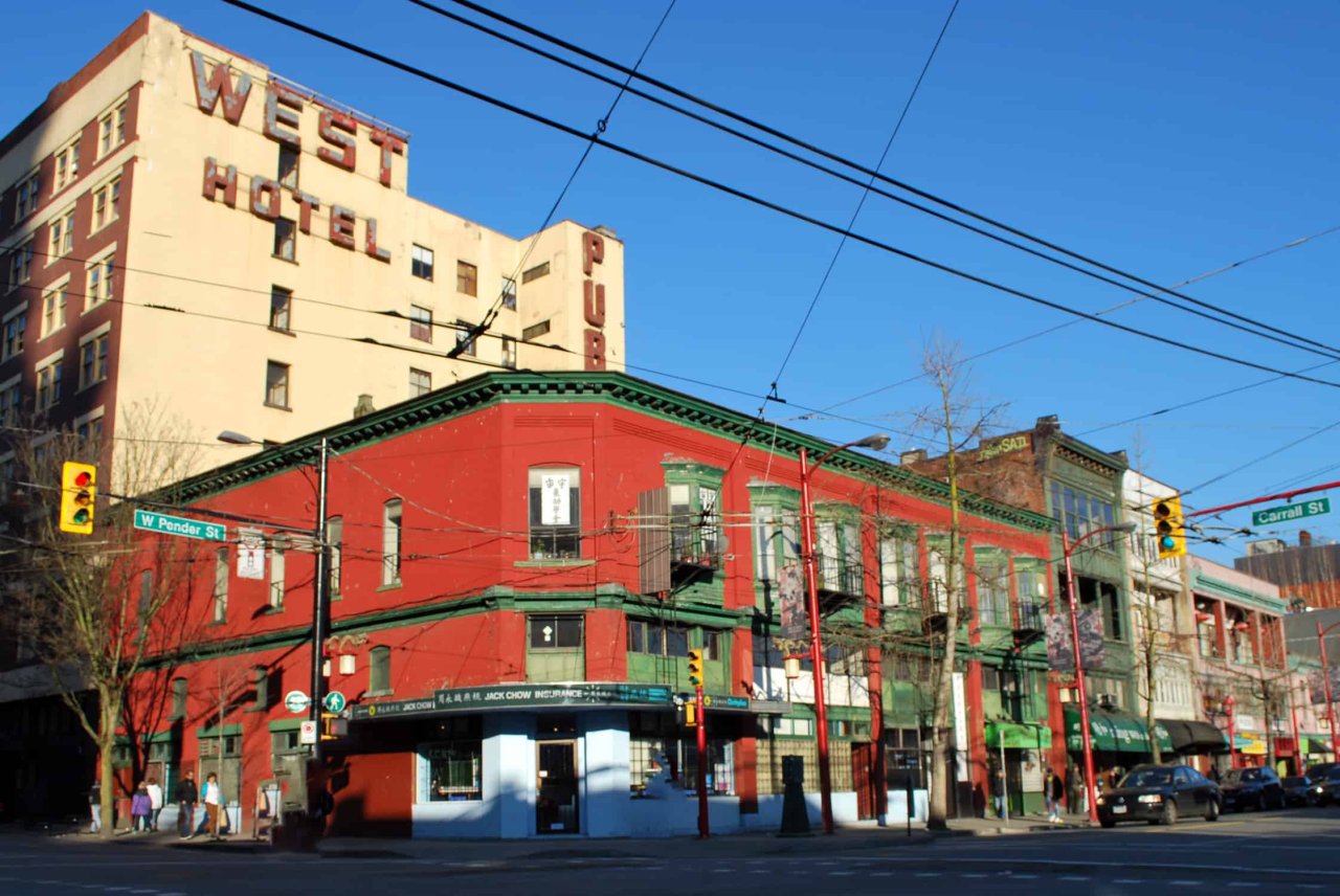 Chinese Times Building at 1 E Pender Street. Credit: Marty Boechler