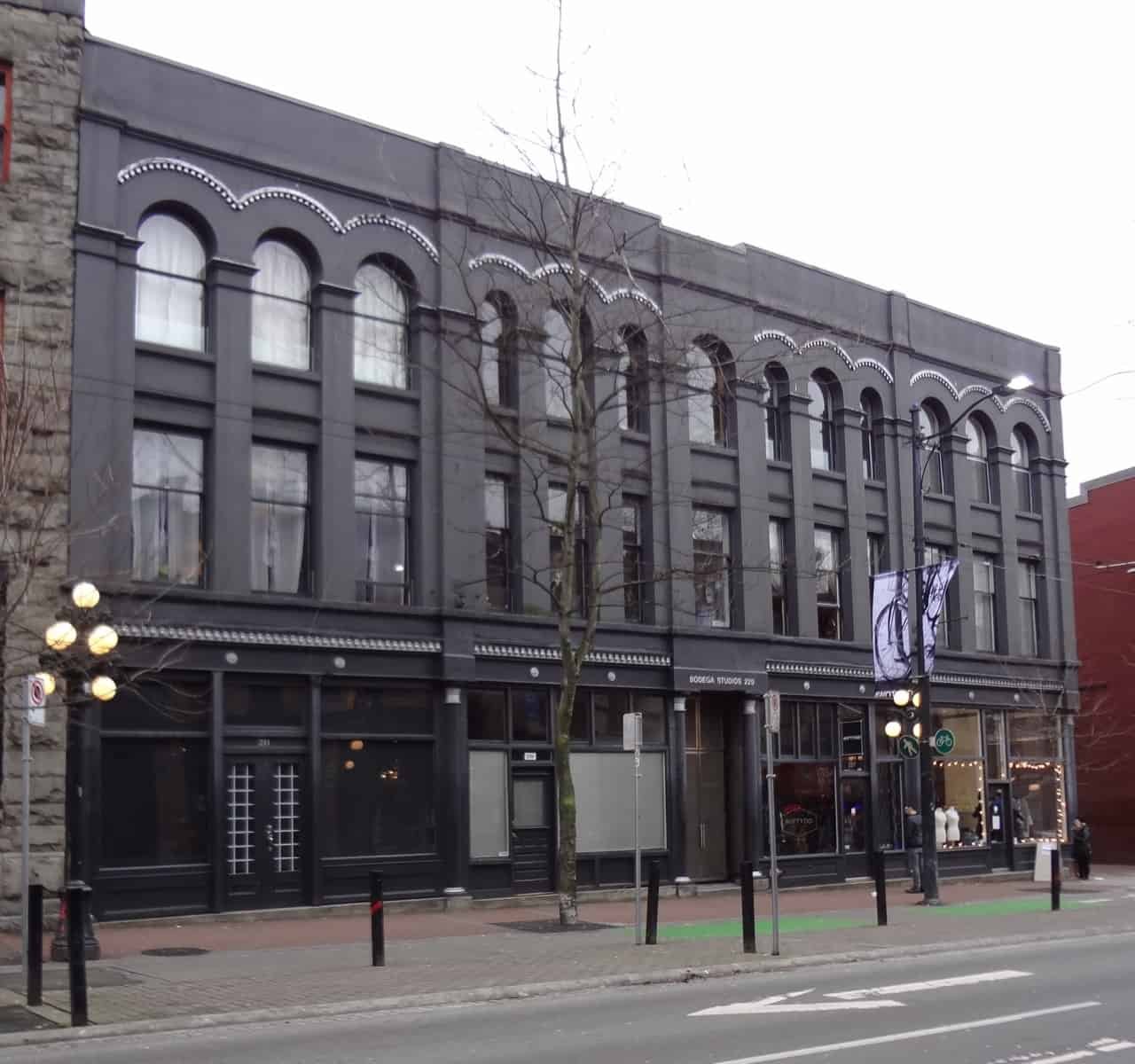 225-233 Carrall Street, formely the Bodega Hotel & Saloon. Credit: Andrea Lenke