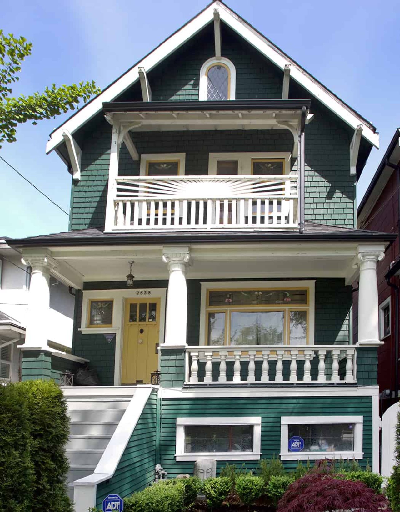 2855 W 6th Avenue, Photo Credit: Ed Biggs. You can see the different in style here with a two storey frame residence and can assume the 2851 W 6th Ave was of a similar house style.