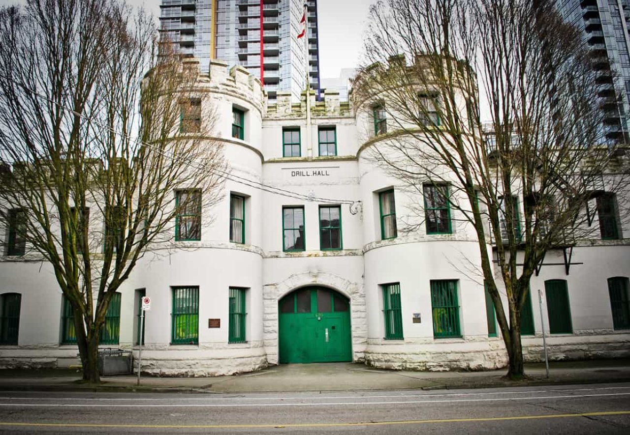 Beatty Street Drill Hall at 620 Beatty Street. Credit: Marty Boechler